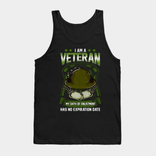 Veterans Oath Of Enlistment Military Gift Tank Top